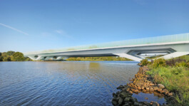 Visualisierung der Weserbrücke © rendertaxi GmbH